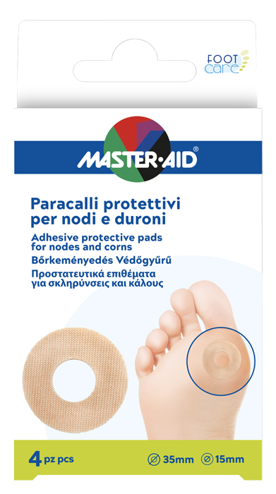 PARACALLI MASTER-AID FOOTCARE NODI E DURONI 4 PEZZI B8 - Farmacia Nuova Dr.ssa Gabriella Catellani