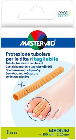 PROTEZIONE TUBOLARE MASTER-AID FOOTCARE RITAGLIABILE 15 CM 20 MM MEDIUM C7 - Farmacia Nuova Dr.ssa Gabriella Catellani