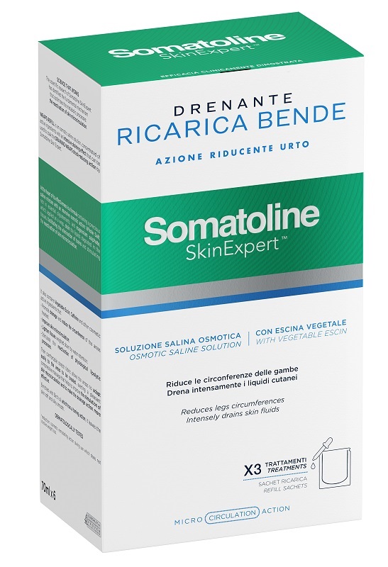 SOMATOLINE SKIN EXPERT BENDE SNELLENTI DRENANTI KIT RICARICA - Farmacia Nuova Dr.ssa Gabriella Catellani