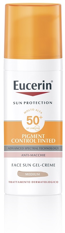 EUCERIN SUN PIGMENT CONTROL TINTED SPF50+ MEDIUM 50 ML - Farmacia Nuova Dr.ssa Gabriella Catellani