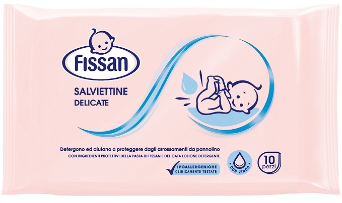 FISSAN SALVIETTE VIAGGIO 10 PEZZI - Farmacia Nuova Dr.ssa Gabriella Catellani