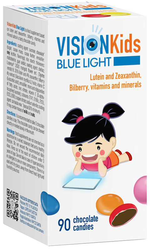 VISION KIDS BLUE LIGHT 90 CONFETTI DA 1 G - Farmacia Nuova Dr.ssa Gabriella Catellani