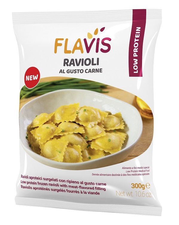 FLAVIS RAVIOLI AL GUSTO CARNE SURGELATI APROTEICI 300 G - Farmacia Nuova Dr.ssa Gabriella Catellani