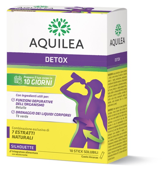 AQUILEA DETOX 10 STICK DA 15 ML - Farmacia Nuova Dr.ssa Gabriella Catellani