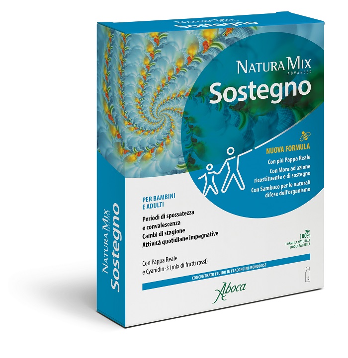 NATURA MIX ADVANCED SOSTEGNO 10 FLACONCINI DA 15 ML - Farmacia Nuova Dr.ssa Gabriella Catellani