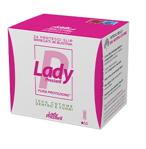 LADY PRESTERIL PROTEGGI SLIP RIPIEGATI BIODEGRADABILI 24 PEZZI - Farmacia Nuova Dr.ssa Gabriella Catellani