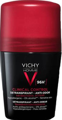 VICHY HOMME DEODORANTE CLINICAL CONTROL 96H ROLL 50 ML - Farmacia Nuova Dr.ssa Gabriella Catellani