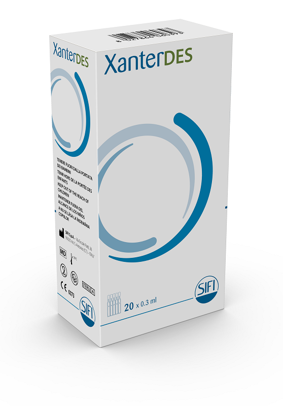 XANTERDES SOLUZIONE OFTALMICA 20 FLACONCINI MONODOSE DA 0,3 ML - Farmacia Nuova Dr.ssa Gabriella Catellani
