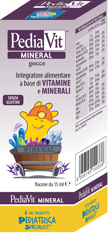 PEDIAVIT MINERAL GOCCE 15 ML - Farmacia Nuova Dr.ssa Gabriella Catellani