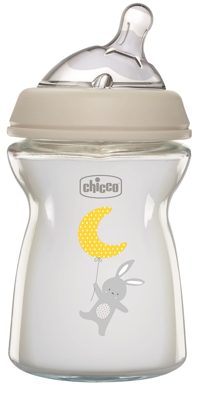 CHICCO BIBERON NAT FEEL VETRO 0M+ 250 ML - Farmacia Nuova Dr.ssa Gabriella Catellani