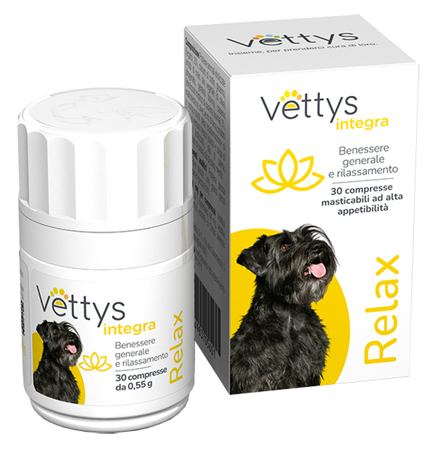 VETTYS INTEGRA RELAX CANE 30 COMPRESSE MASTICABILI - Farmacia Nuova Dr.ssa Gabriella Catellani