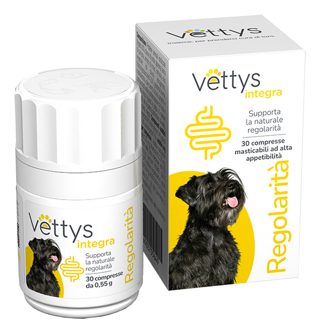VETTYS INTEGRA REGOLARITA' CANE 30 COMPRESSE MASTICABILI - Farmacia Nuova Dr.ssa Gabriella Catellani