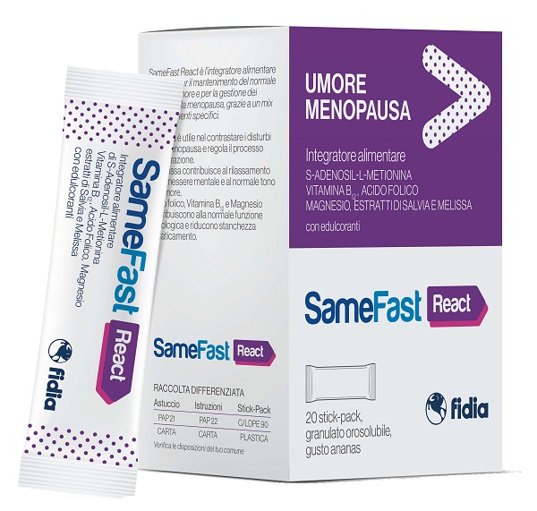 SAMEFAST REACT 20 STICK PACK - Farmacia Nuova Dr.ssa Gabriella Catellani