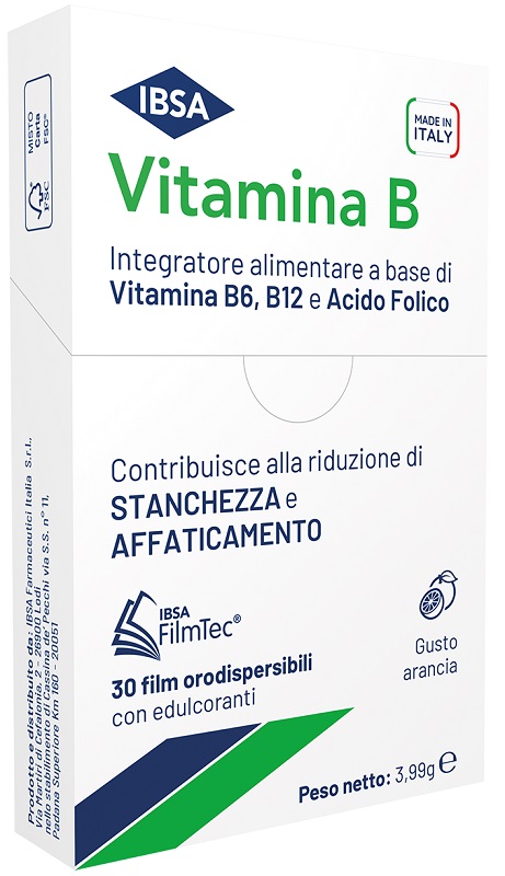 VITAMINA B IBSA 30 FILM ORALI - Farmacia Nuova Dr.ssa Gabriella Catellani