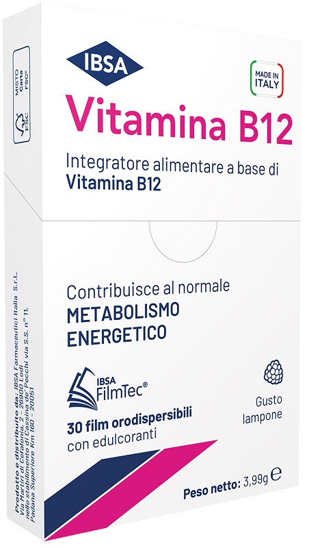 VITAMINA B12 IBSA 30 FILM ORALI - Farmacia Nuova Dr.ssa Gabriella Catellani