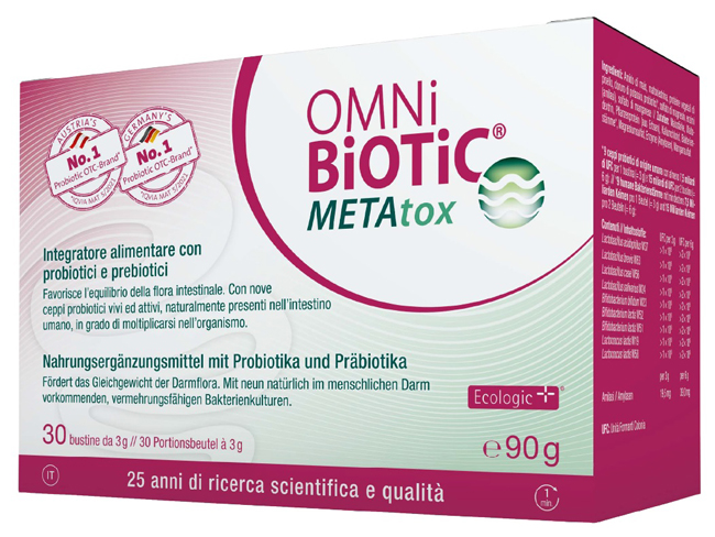 OMNI BIOTIC METATOX 30 BUSTINE DA 3 G - Farmacia Nuova Dr.ssa Gabriella Catellani