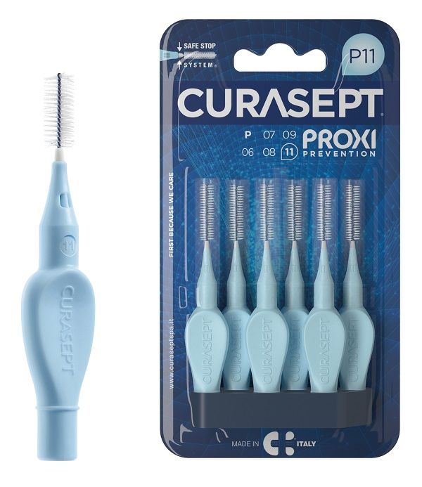 CURASEPT PROXI P11 AZZURRO/LIGHT BLUE 6 PEZZI - Farmacia Nuova Dr.ssa Gabriella Catellani