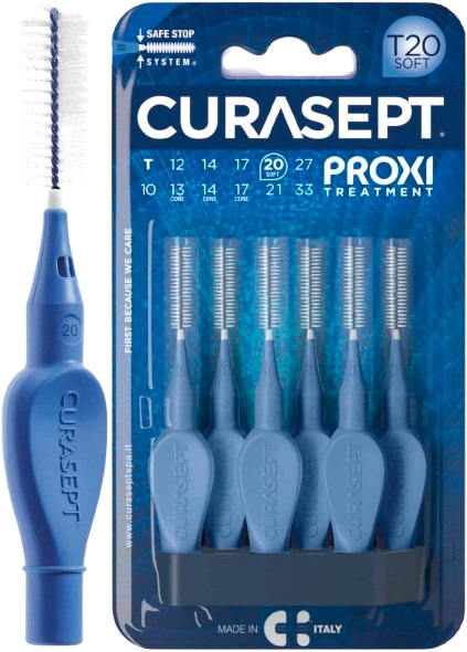 CURASEPT PROXI T20 SOFT BLUE 6 PEZZI - Farmacia Nuova Dr.ssa Gabriella Catellani