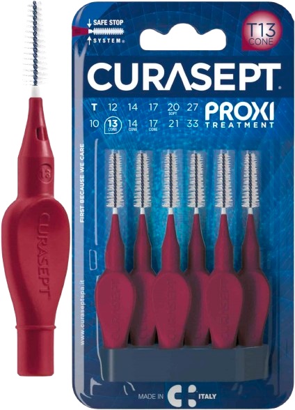 CURASEPT PROXI T13 CONE BORDEAUX 6 PEZZI - Farmacia Nuova Dr.ssa Gabriella Catellani