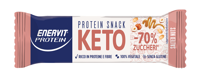 ENERVIT PROTEIN KETO SNACK SALTED NUTS 35 G - Farmacia Nuova Dr.ssa Gabriella Catellani