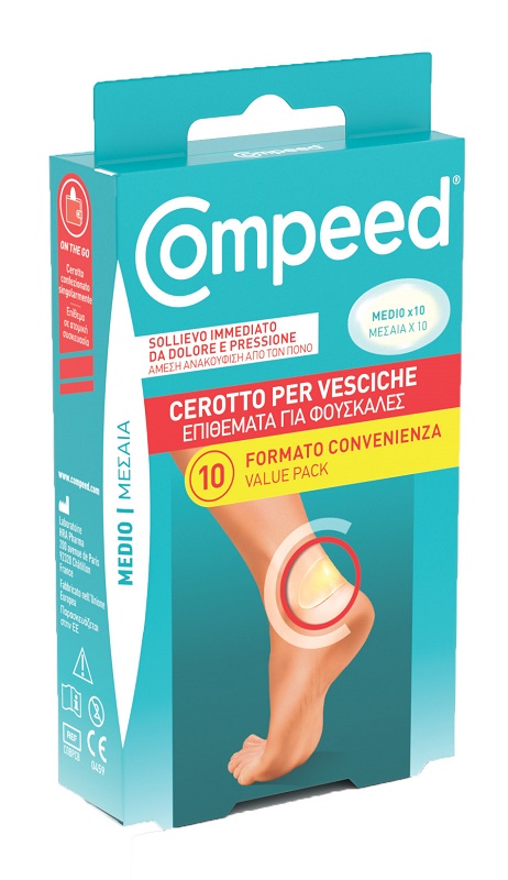 CEROTTI COMPEED PER VESCICHE MEDIO 10 PEZZI CARTON - Farmacia Nuova Dr.ssa Gabriella Catellani