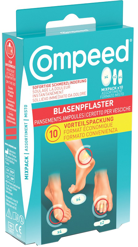 CEROTTI COMPEED PER VESCICHE MISTO BOX 10 PEZZI - Farmacia Nuova Dr.ssa Gabriella Catellani