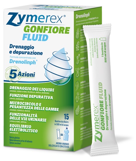 ZYMEREX GONFIORE FLUID 15 BUSTINE - Farmacia Nuova Dr.ssa Gabriella Catellani