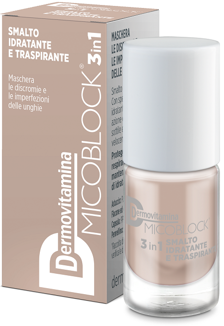 DERMOVITAMINA MICOBLOCK 3IN1 SMALTO IDRATANTE E TRASPIRANTE BEIGE 5 ML - Farmacia Nuova Dr.ssa Gabriella Catellani
