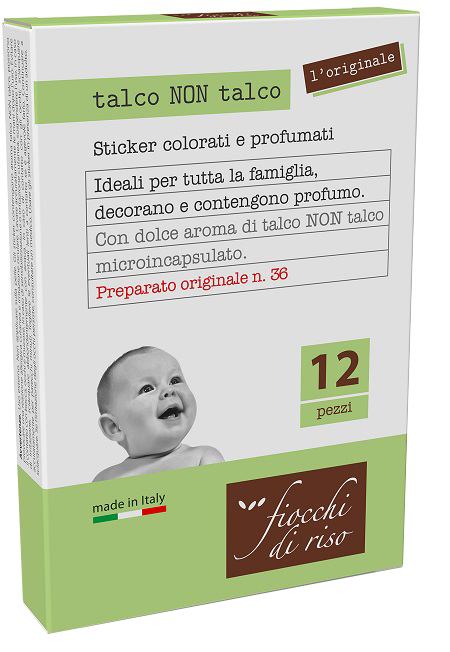 FIOCCHI DI RISO TALCO NON TALCO CEROTTI 12 PEZZI - Farmacia Nuova Dr.ssa Gabriella Catellani
