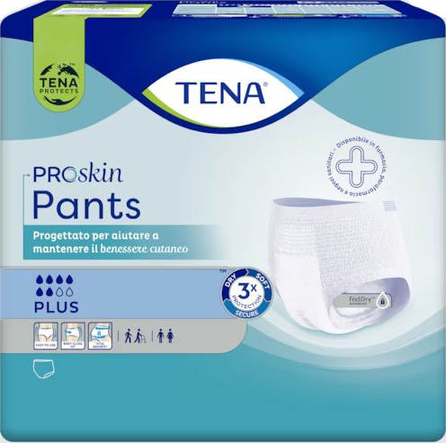 PANNOLONE PER INCONTINENZA TENA PANTS PLUS LARGE 14 PEZZI - Farmacia Nuova Dr.ssa Gabriella Catellani