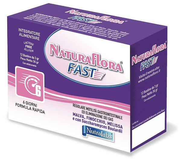 NATURAFLORA FAST 12 BUSTINE - Farmacia Nuova Dr.ssa Gabriella Catellani