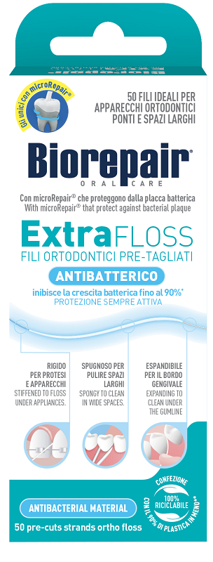 BIOREPAIR EXTRA FLOSS 50 PEZZI - Farmacia Nuova Dr.ssa Gabriella Catellani