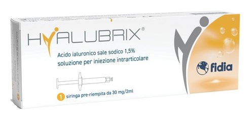 SIRINGA INTRA-ARTICOLARE HYALUBRIX ACIDO IALURONICO 1,5% 30 MG 2 ML NO ETO - Farmacia Nuova Dr.ssa Gabriella Catellani