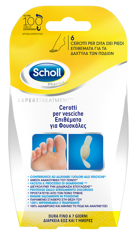 CEROTTO SCHOLL VESCICA DITA PIEDE 6 PEZZI - Farmacia Nuova Dr.ssa Gabriella Catellani