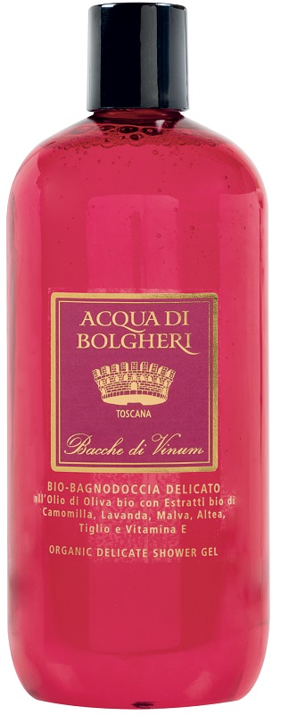 ACQUA DI BOLGHERI BIO BAGNODOCCIA BACCHE DI VINUM 500 ML - Farmacia Nuova Dr.ssa Gabriella Catellani