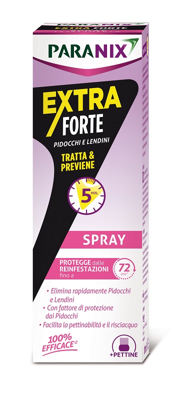 SPRAY EXTRA FORTE PARANIX PER PIDOCCHI E LENDINI 100 ML - Farmacia Nuova Dr.ssa Gabriella Catellani