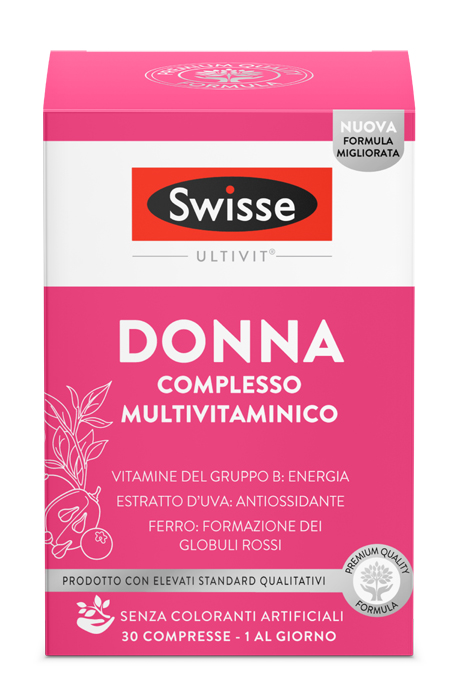 SWISSE MULTIVITAMINICO DONNA 30 COMPRESSE - Farmacia Nuova Dr.ssa Gabriella Catellani