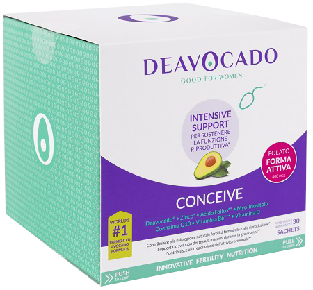 DEAVOCADO CONCEIVE 30 BUSTINE 5 G NUOVA FORMULA - Farmacia Nuova Dr.ssa Gabriella Catellani