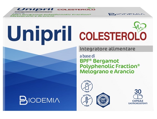 UNIPRIL COLESTEROLO 30 CAPSULE GASTRORESISTENTI - Farmacia Nuova Dr.ssa Gabriella Catellani