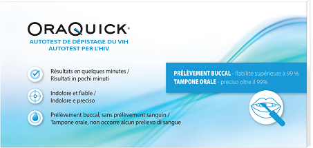 ORAQUICK HIV SELF-TEST 1 PEZZO - Farmacia Nuova Dr.ssa Gabriella Catellani