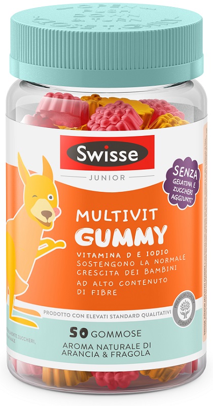 SWISSE JUNIOR MULTIVIT GUMMY 50 PASTIGLIE GOMMOSE - Farmacia Nuova Dr.ssa Gabriella Catellani