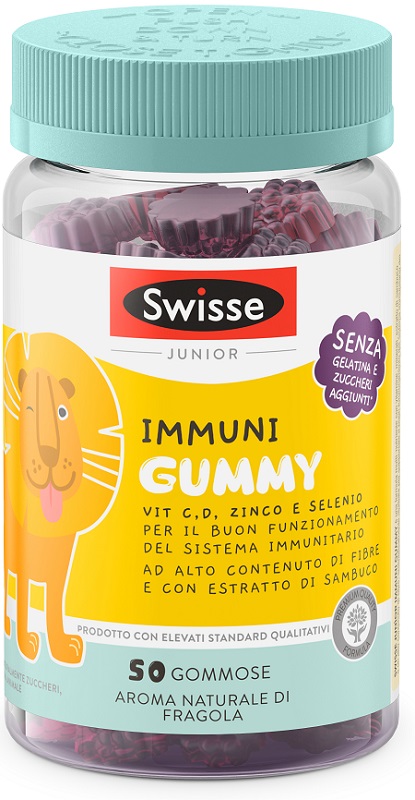 SWISSE JUNIOR IMMUNI GUMMY 50 PASTIGLIE GOMMOSE - Farmacia Nuova Dr.ssa Gabriella Catellani