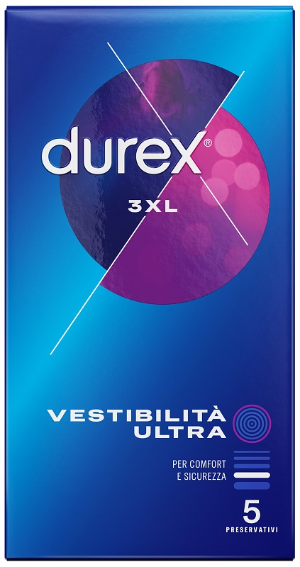 PRESERVATIVO DUREX 3XL VESTIBILITA' ULTRA 5 PEZZI - Farmacia Nuova Dr.ssa Gabriella Catellani