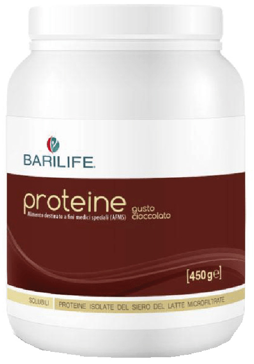 BARILIFE PROTEINE CIOCCOLATO 450 G - Farmacia Nuova Dr.ssa Gabriella Catellani