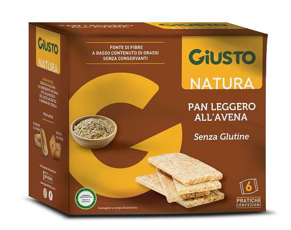 GIUSTO SENZA GLUTINE PANLEGGERO ALL'AVENA 6 CONFEZIONI DA 25G - Farmacia Nuova Dr.ssa Gabriella Catellani