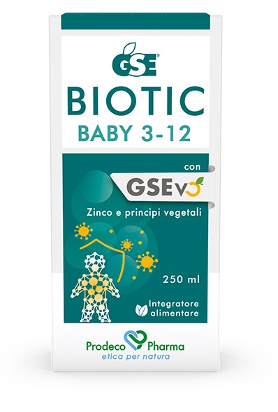 GSE BIOTIC BABY 3-12 250 ML - Farmacia Nuova Dr.ssa Gabriella Catellani