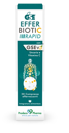 GSE EFFERBIOTIC RAPID 20 COMPRESSE - Farmacia Nuova Dr.ssa Gabriella Catellani