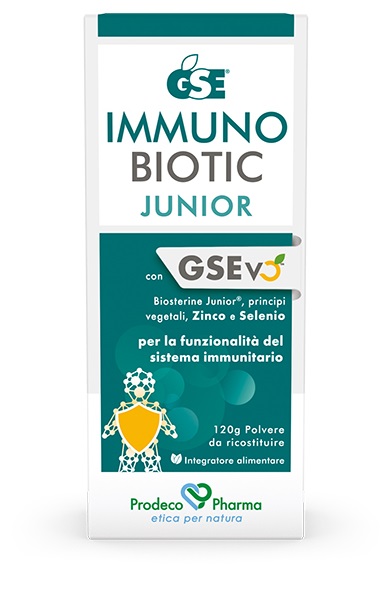 GSE IMMUNOBIOTIC JUNIOR 120 G - Farmacia Nuova Dr.ssa Gabriella Catellani