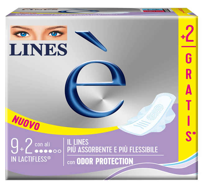 LINES E' ALI CARRY PACK 9 + 2 PEZZI - Farmacia Nuova Dr.ssa Gabriella Catellani