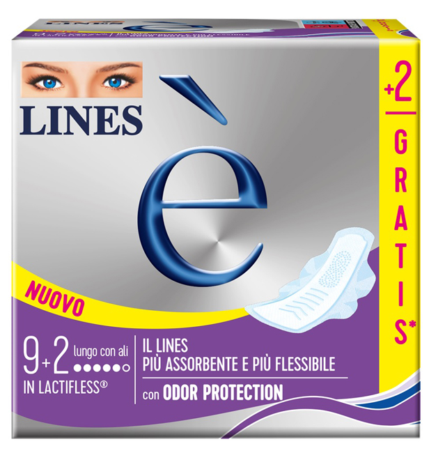 LINES E' LUNGO CARRY PACK 9 + 2 PEZZI - Farmacia Nuova Dr.ssa Gabriella Catellani